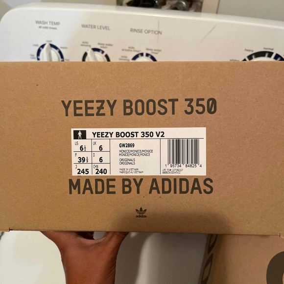 Yeezy Boost 350 Mono Ice - Picture 3 of 4
